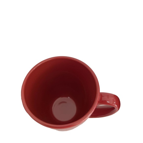 CORELLE COORDINATES BURGUNDY SET OF 4 STONEWARE MUGS - Picture 6 of 9